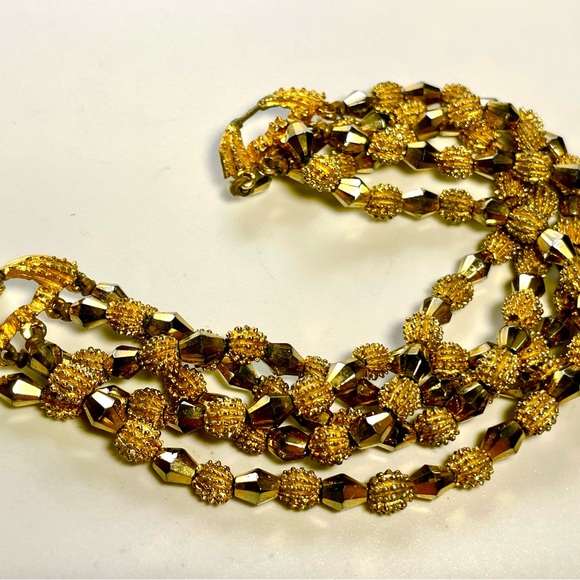 Lot ALL Crown Trifari Pat Pend. Necklace Bracelet Set, Leaf Necklace, Bracelet. - Picture 6 of 7